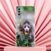 Чехол для телефона Samsung A56 A36 A26 A24 A16 A14 A12 A32 A50 A70 A20E A22 A40 A34 A54 A42 A52 5G A04s A06 Забавный милый обезьянка