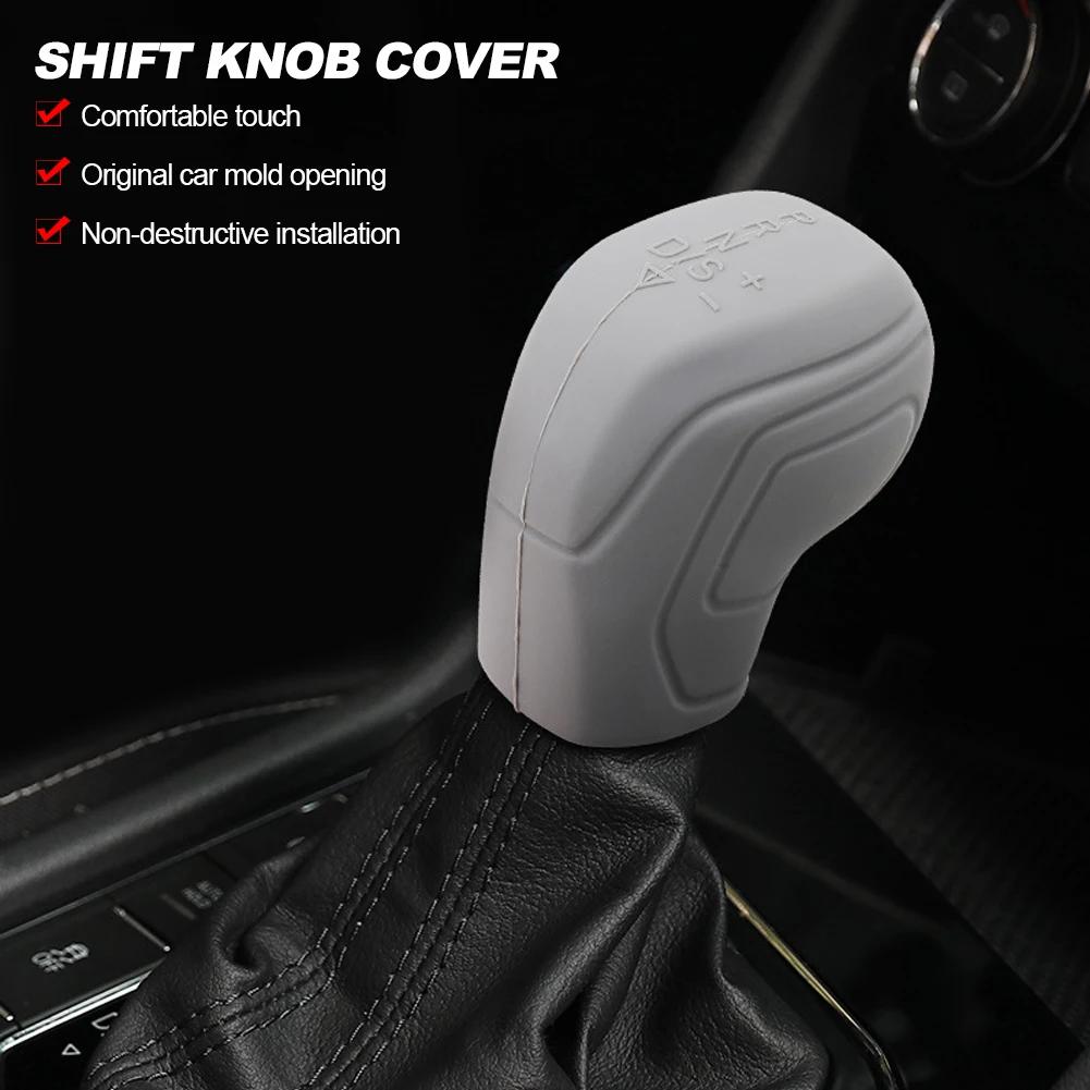 1Pc Car Auto Silicone Gear Shift Knob Cover Manual Automatic Non Slip Lever Shifter Knobs Case Protector Bump Stick Jarket