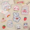 Embroidery Label Embroidery Sticker DIY Hand Account Self-patch Patch Patch Clothing Accessories Cartoon Rabbit Food Cloth Sticker
