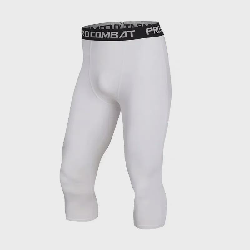 Men’s Quick-Dry Sports Compression Tights for Running, Basketball, and Football