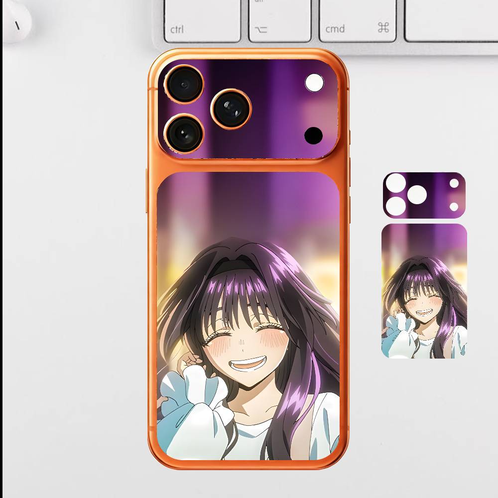 Аниме W-Вагури R-Ринтаро Для IPhone 17 Pro ProMax Полная Задняя Крышка Наклейка Обёртка Плёнка Защитная Наклейка на Заднюю Панель