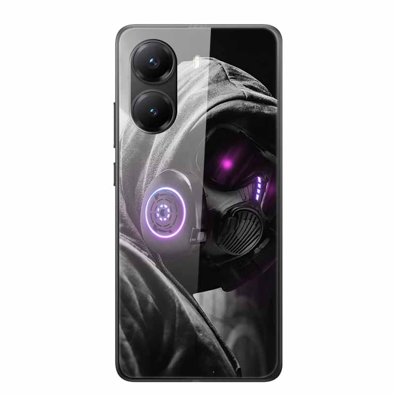 Glass Case For Poco X7 Pro Case X7Pro Hard Tempered Glass Back Cover Soft Bumper For Xiaomi Poco X7 Pro Case PocoX7 Pro Fundas