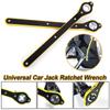 Автомобильный трудосберегающий ключ с храповым механизмом, ножничный домкрат, гаражный шиномонтажный гаечный ключ, ручка, трудосберегающий гаечный ключ, инструмент для ремонта автомобиля