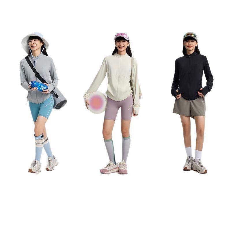 Женская оригинальная куртка TECTOP с защитой от солнца UPF200+, охлаждающая, из пряжи