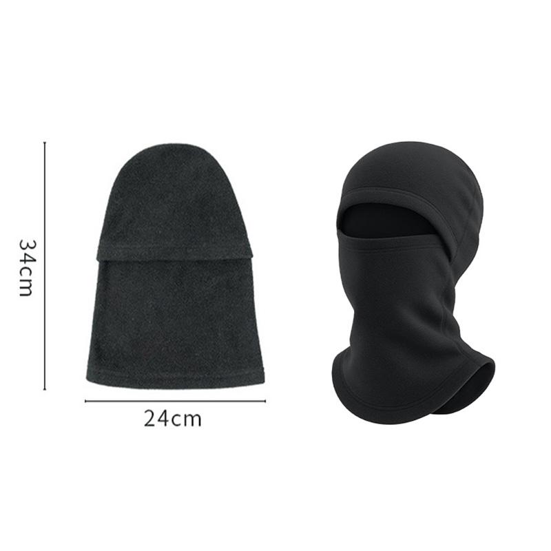 Kids Balaclava Ski Mask Thermal Fleece Winter Neck Warmer Adjustable Windproof Face Cover Hood Hat For Outdoor Cycling Snowboarding