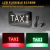 Taxi Signs For Cars 12V Led Light Sign For Drivers High-Brightness Anti-Slip Panel Display Suction Cup Indicator For Windshield