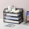 Deli PB116 4-Tier Folding Metal Document Tray