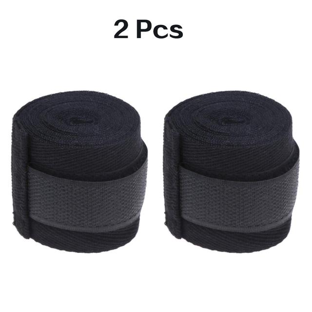 2 Rolls 2.5/3M Cotton Boxing Bandage Sports Strap Sanda Gauntlets MMA Hand Gloves Wraps Belt Wraps Bandage For Competition