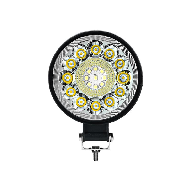 3-дюймовый 32-светодиодный 96 Вт 21-светодиодный рабочий свет 4X4 Автомобильный светодиодный прожектор Квадратный круглый Авто Грузовик Лодка Внедорожник ATV Трактор Внедорожный мини-светодиодный бар Аксессуары 12 В 24 В