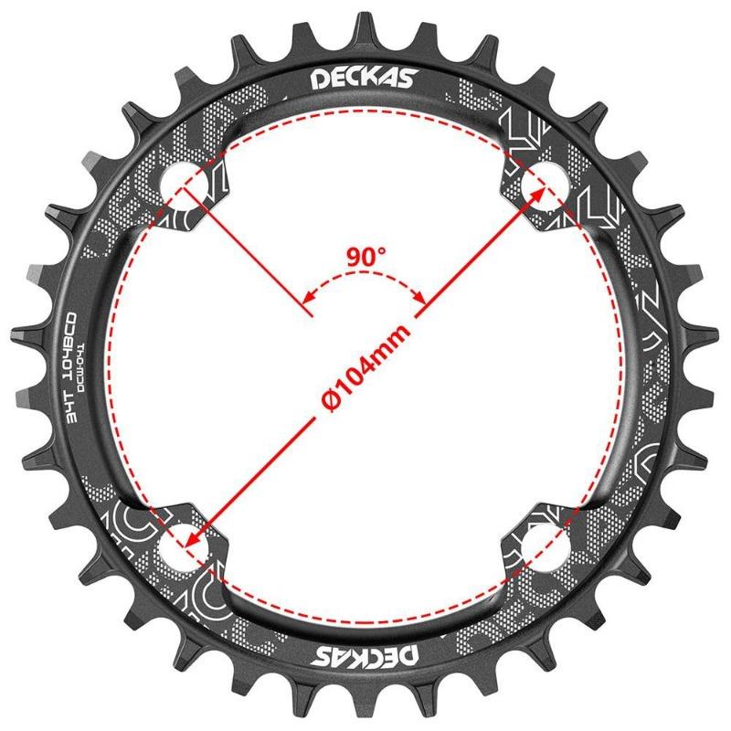 104BCD Round Narrow Wide Chainring MTB Mountain Bike Bicycle 104BCD 32T 34T 36T 38T Crankset Tooth Plate Parts 104 BCD