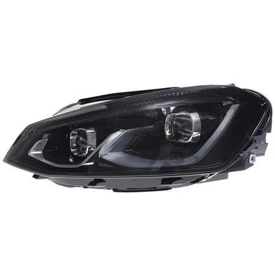 Светодиодная фара для Golf 7: Синий ДХО, Указатель поворота и Двойная линза