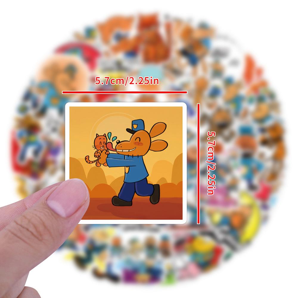 55/110 Пес-Детектив Пес-Собака Шлепанцы Собаки Самокат Ноутбук DIY Мультяшные Наклейки