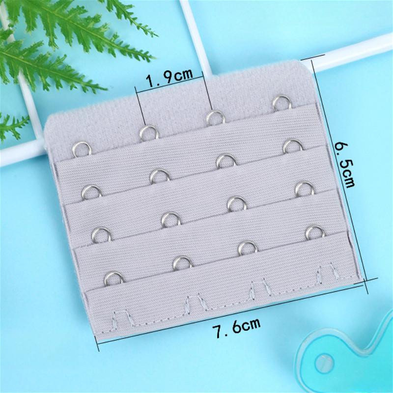 1Pcs Women Bra Extender 4 Rows 4 Hooks Bra Back Lengthen Straps Underwear Accessory