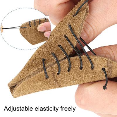 Кожаный наперсток для рыбалки, защита пальца, для стриппинга шнура при нахлыстовой ловле, защита руки, на один палец