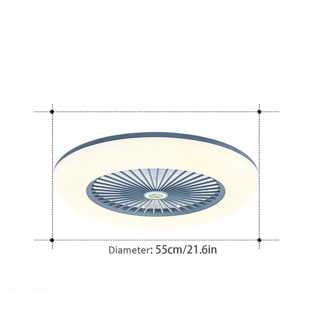 110 В/220 В светодиодный светильник 40 Вт с регулируемой яркостью для офиса, дома, спальни, потолочный вентилятор с дистанционным управлением