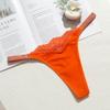 Women Fashion Velvet Low Rise T Back Underpanties Sexy Thongs Women's Panties Rhinestone Lingerie