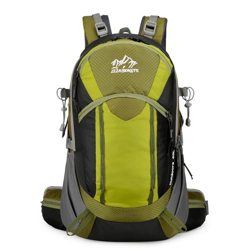 Водонепроницаемый рюкзак для походов и кемпинга на открытом воздухе объемом 40 л с дождевиком и встроенной подставкой