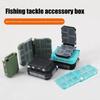 Waterproof Storage Fishing Tackle Box With Removable Dividers Large Capacity Easy Carrying For Different Bait Hooks