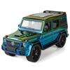 1:24 Benzs G63 AMG SUV Alloy Car Model Sound and Light Pull Back Toy Collectibles Birthday Gift