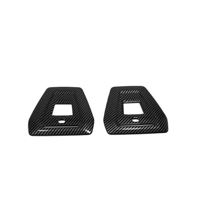 2PCS For BMW 5 Series i5 G60 2024 2025 Seat Back Handle Panel Decoration Cover Trim Interior Modified Accessories