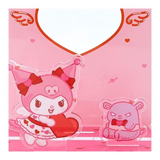 Акриловая мультистенд Sanrio Kuromi (Амур) 825140 - Поддержите свою любовь Купидонами, Разместите свой телефон или фотографии, Различные интересные применения, Мотив сердца