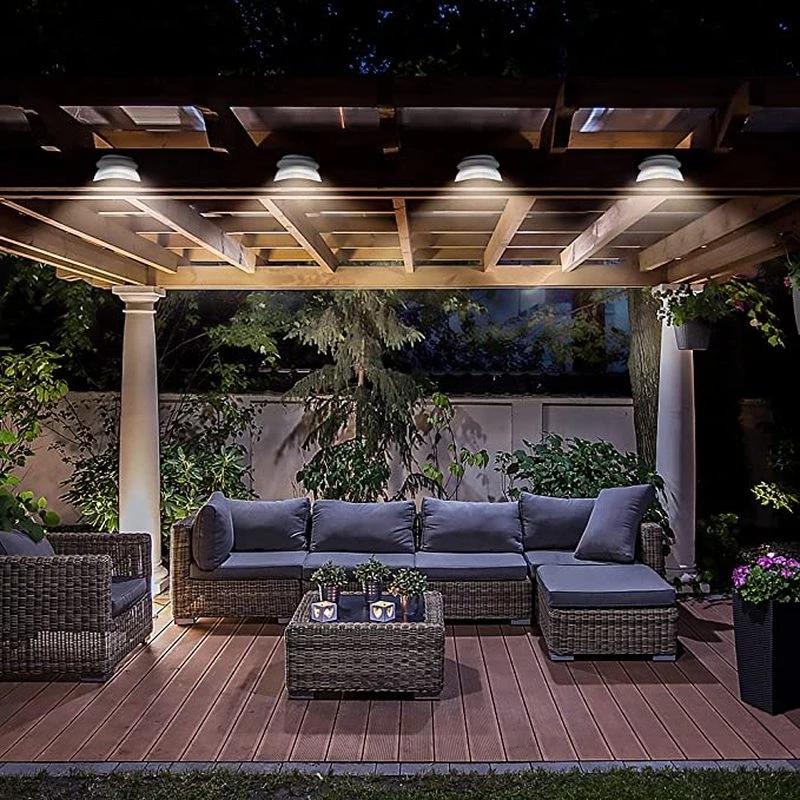 LED Solar Wall Lamp Perforated Outdoor Fence Decorative Lamp Outdoor Waterproof Eaves Garden Wall Lighting Fence Lamp Courtyard Outdoor Courtyard Lamp