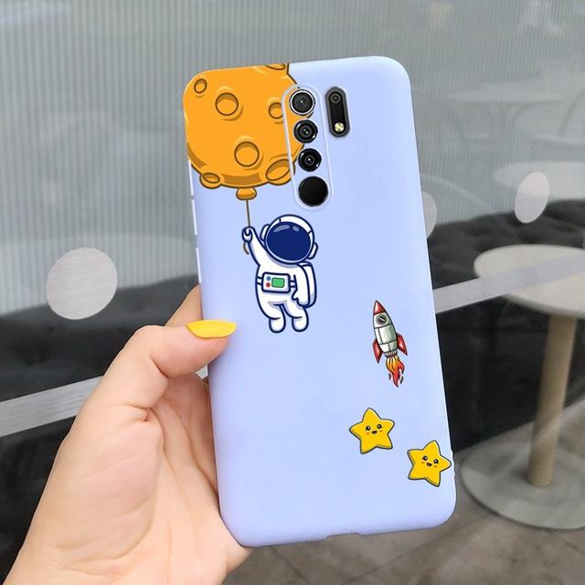 For Xiaomi Redmi 9 Case Cover For Redmi 9T Redmi9 Prime Phone Case Cute Astronaut Painted Soft Back Funda For Redmi 9C NFC Coque