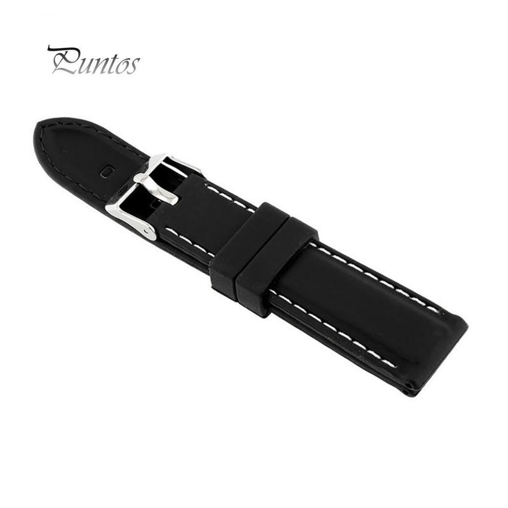 Fashion Soft Silicone Watch Strap Band Buckle Watchband Replacement Wristband