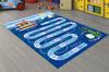Children's Bedroom Rug 120x160 Cm Polyester Marine Game