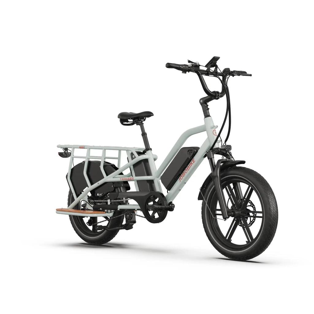 JOBOBIKE Transer Электрический грузовой велосипед 48В13Ач Двойной аккумулятор Сверхпрочная алюминиевая рама для семьи и доставки