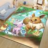 Cute P0kem0n Eevee Fusion Pattern Carpet Home Large Area Rug Bedroom Living Room Sofa Study Non-slip Mats Gift Next Day Shipping