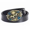 Punk Metal Horse Buckle Men's Simple Jeans Belt Fashion Casual Men's Retro Belt