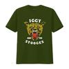 Iggy And The Stooges Cheetah Print T shirt FKQ7 vintage Washed Versatile homme Soft Casual graphic Stretched designer clothes