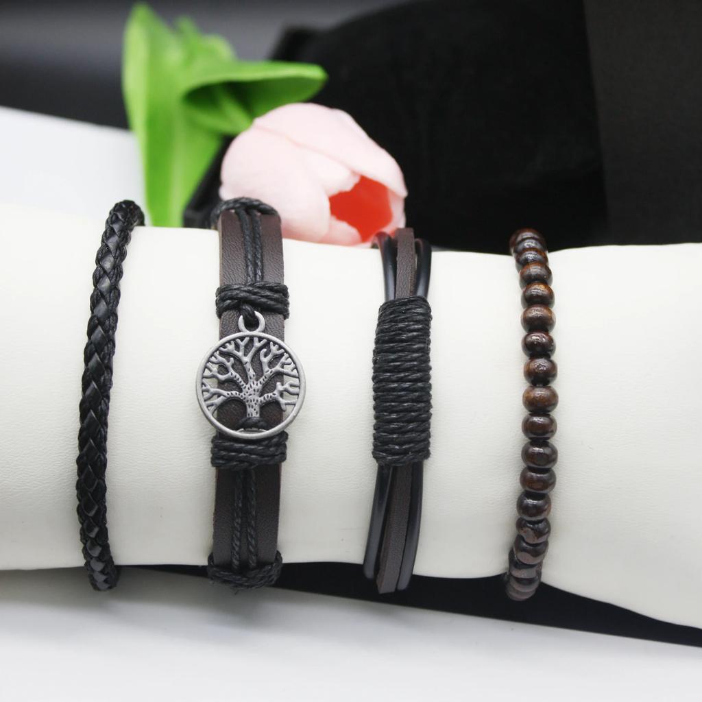 5 шт. Набор Мужские повседневные модные кожаные ремешки Мужские часы Браслеты Коробка Новые самые продаваемые товары для мужчин