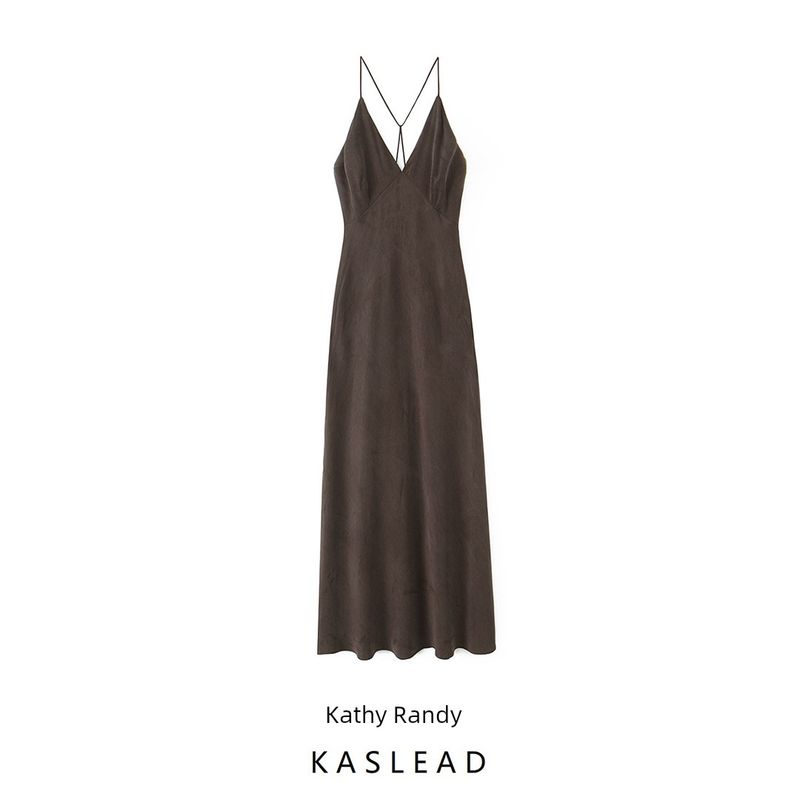 Kaslead New Women Clothes Western Style Fashion Slim Fit Simple Underwear Style Dress 2548043