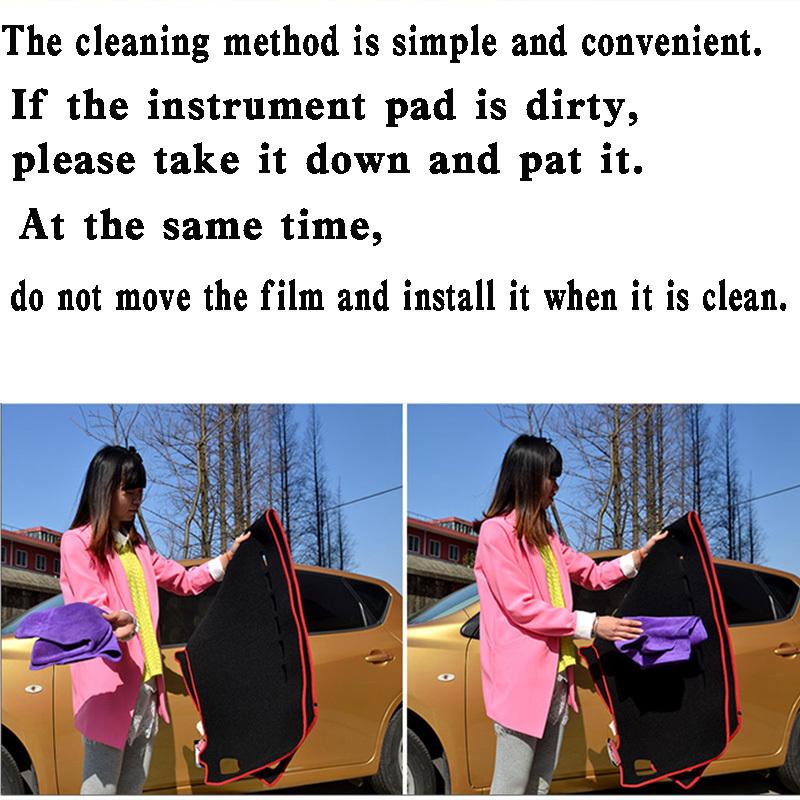 For -25 Benz GLE GLS S 400 500 320 W167 C167 V167 Dashmat Dashboard Cover trument Panel Pad Dash Mat Anti-Dirt Ornaments