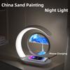 2024 Новый настольный светильник Type-C Sand Painting Night Light Два режима затемнения Сенсорное управление Может заряжать мобильные телефоны Украшения для спальни