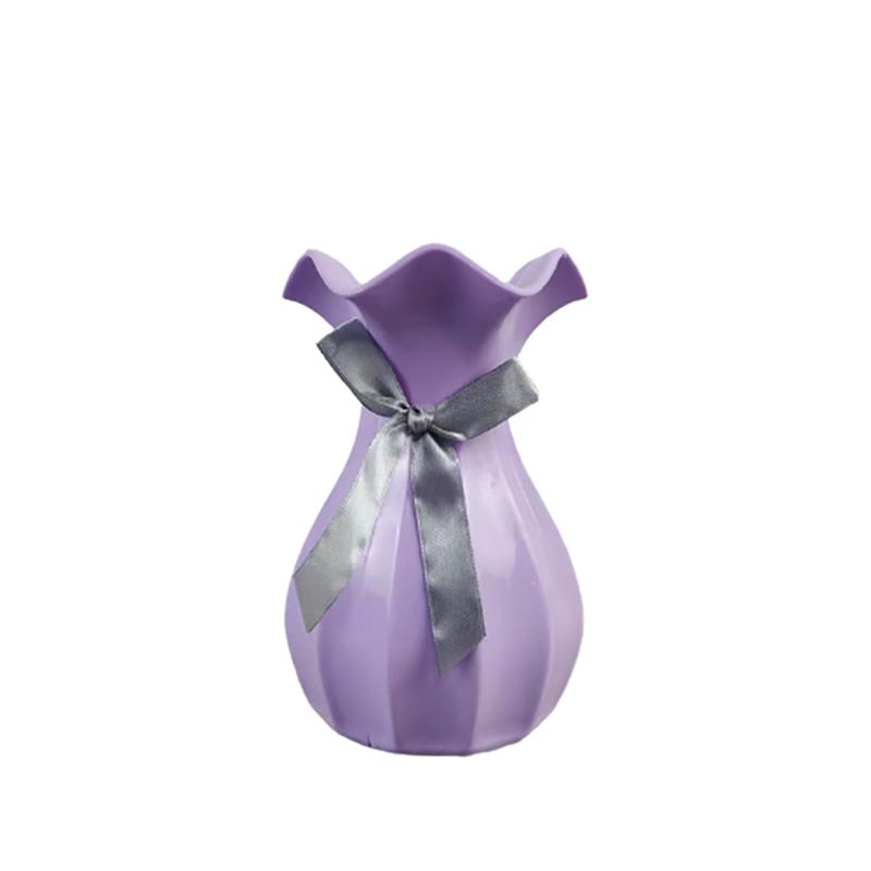 Ваза для цветов в скандинавском стиле, украшения для дома, современные маленькие белые вазы для сухоцветов для интерьера, мини-пластиковый горшок, украшение для комнаты, декор