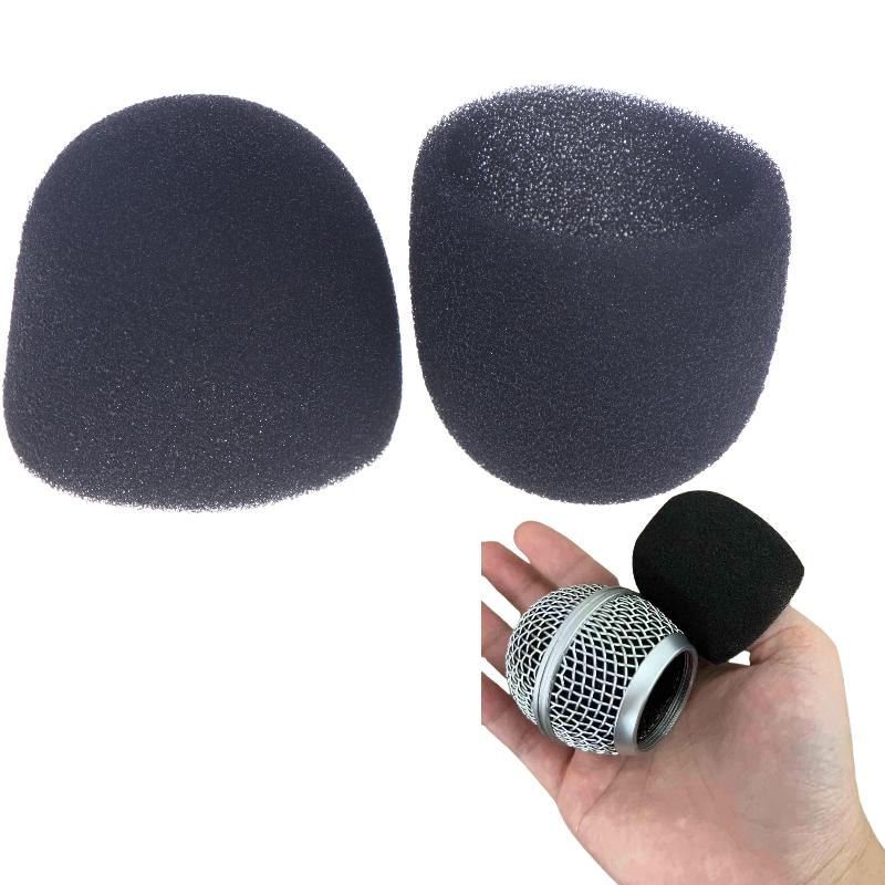 2/10 шт. Студийный ветрозащитный поролон, колпачок для микрофона, защитный внутренний поролон для микрофона для Slx24 Pgx24 Pg58 Beta58A