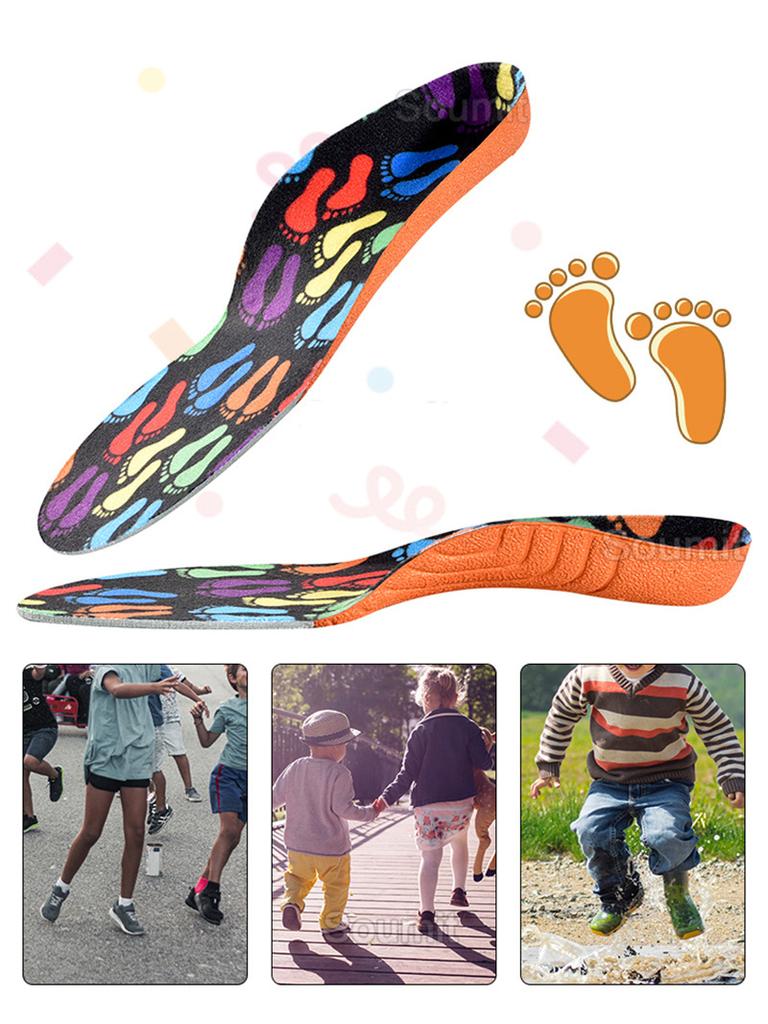Kids Orthotics Insoles for Flat Feet Arch Support O/X Leg Correction Children Sports Shoes Pads Comfortable Sole Inner Inserts