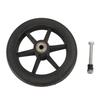 2 шт. Колесо для инвалидной коляски 6 дюймов Запасная часть Аксессуар для электрической инвалидной коляски для большинства электрических инвалидных колясок Черный