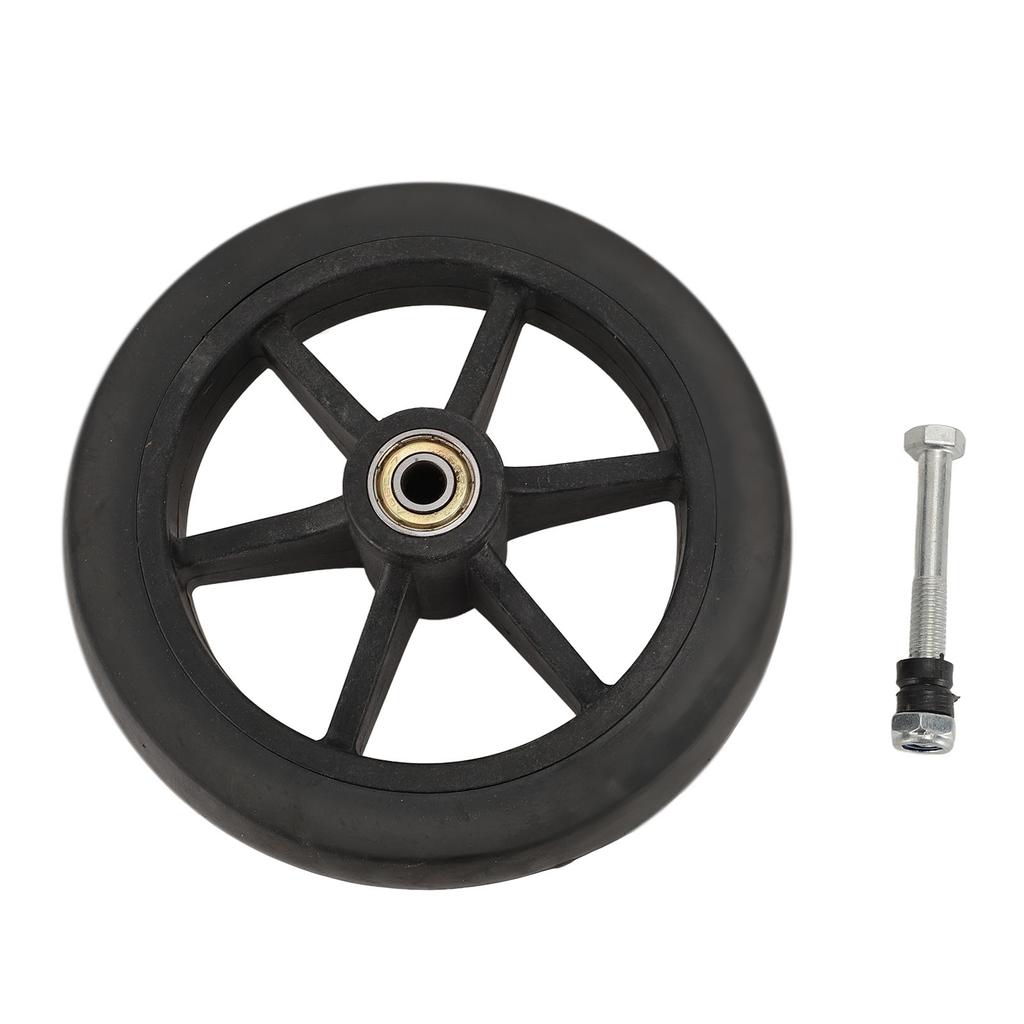 2 шт. Колесо для инвалидной коляски 6 дюймов Запасная часть Аксессуар для электрической инвалидной коляски для большинства электрических инвалидных колясок Черный