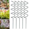 5Pcs Tomato Twist Stake Windproof Plant Support Spiral Tomato Cages Climbing Plant Stake Frame for Potted Plants Tomato Rose Vine