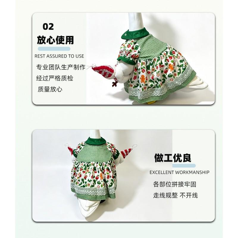Christmas Goose Costume Porch Decoration Outdoor Yard Festive White Outfit