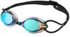SWANS (Swans) Made In Japan Swimming Goggles SR-7M EMSK Smoke X Emerald Mirror Racing Non-cushion For 12 Years Old ~ Adult