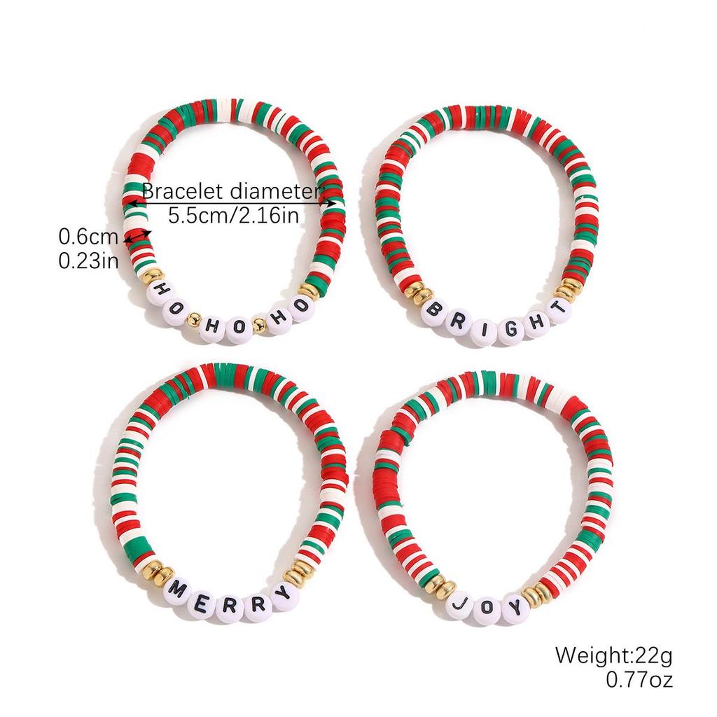 Модный хрустальный кулон Санта-Клауса и жемчужный браслет в красном, зеленом, белом - Рождественские украшения для Европы и Америки