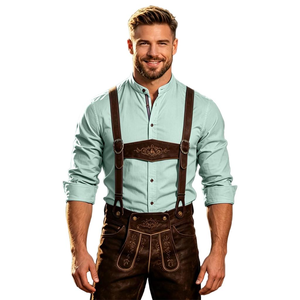 Мужская рубашка с длинным рукавом в стиле business casual, хлопково-льняная, для повседневной носки
