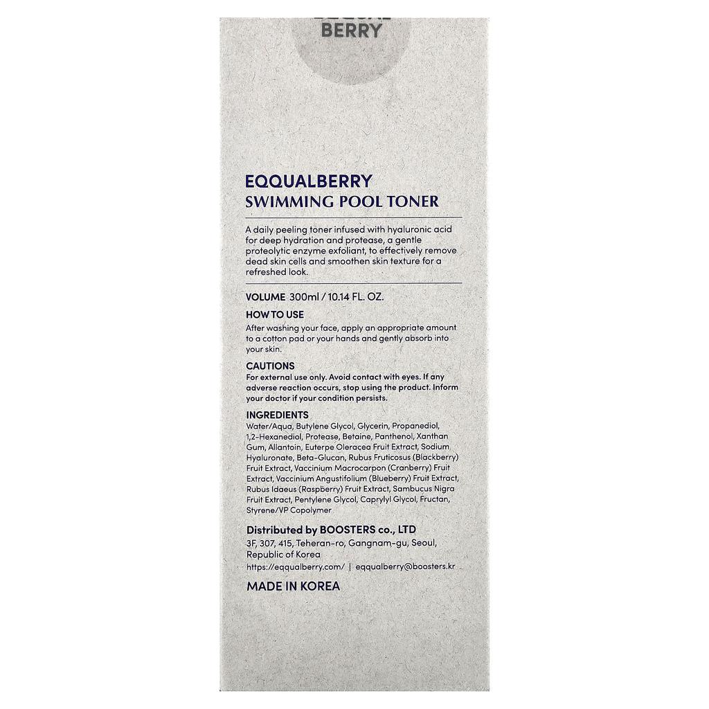 Eqqualberry Full Toner, 300ml (10.14 Fl Oz)