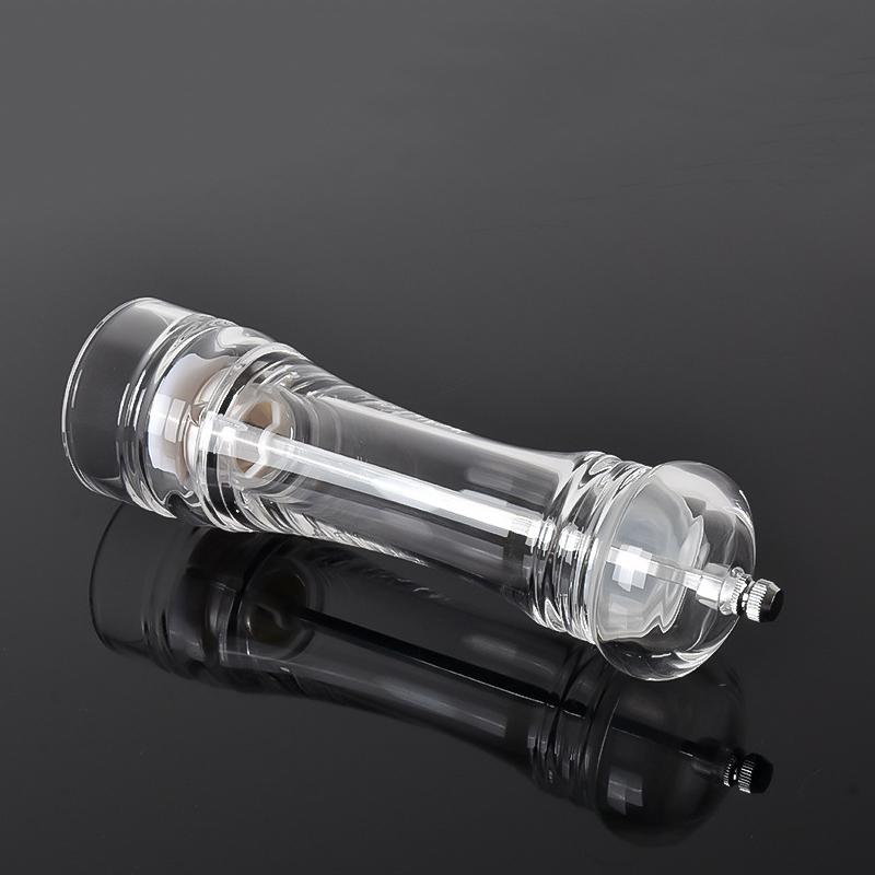 1 шт. акриловая прозрачная мельница для перца, ручная мельница для специй, морской соли