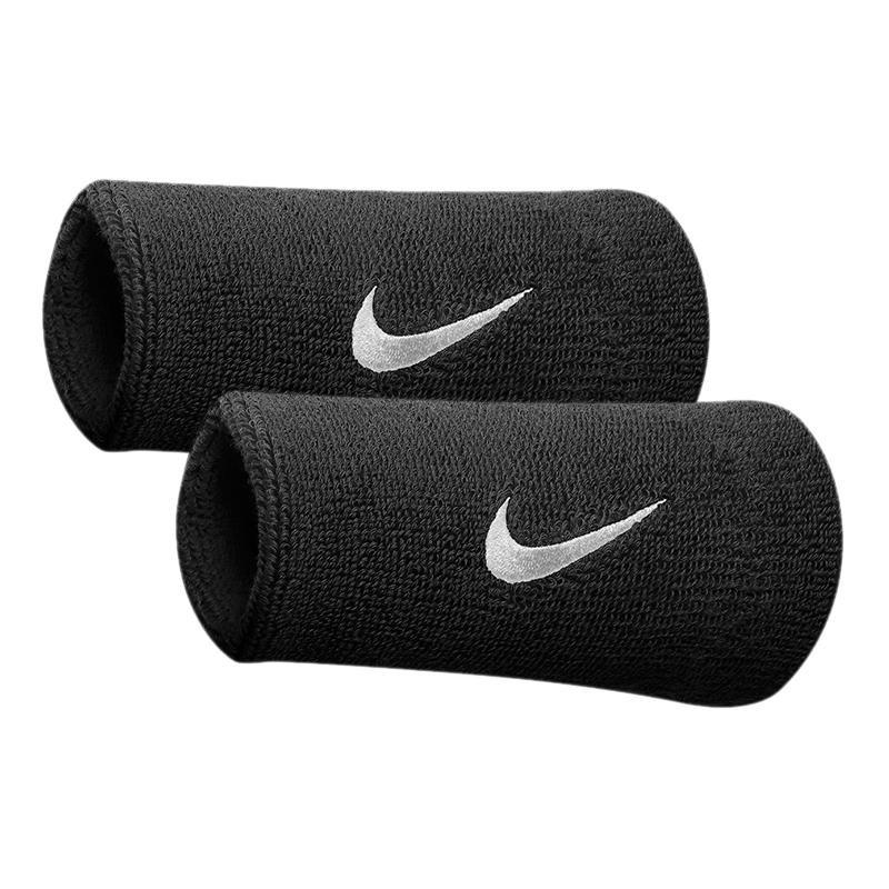 Nike Swoosh Спортивный длинный запястный бандаж Дышащий Защитный Черно-белый AC2287-639